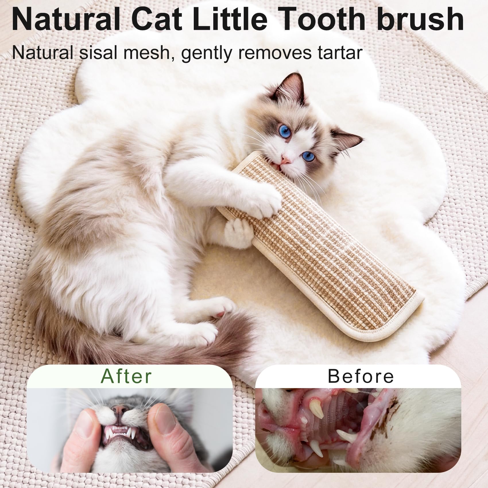Petinstinct Cat Toys, 2 Pack Sisal Catnip Pillow Toys with 8000mg Catnip | Natural Sisal Interactive Cat Kicker Toys with Organic Catnip, Scratching Teeth Cleaning Chew Toys for Indoor Cats, Cat Gift