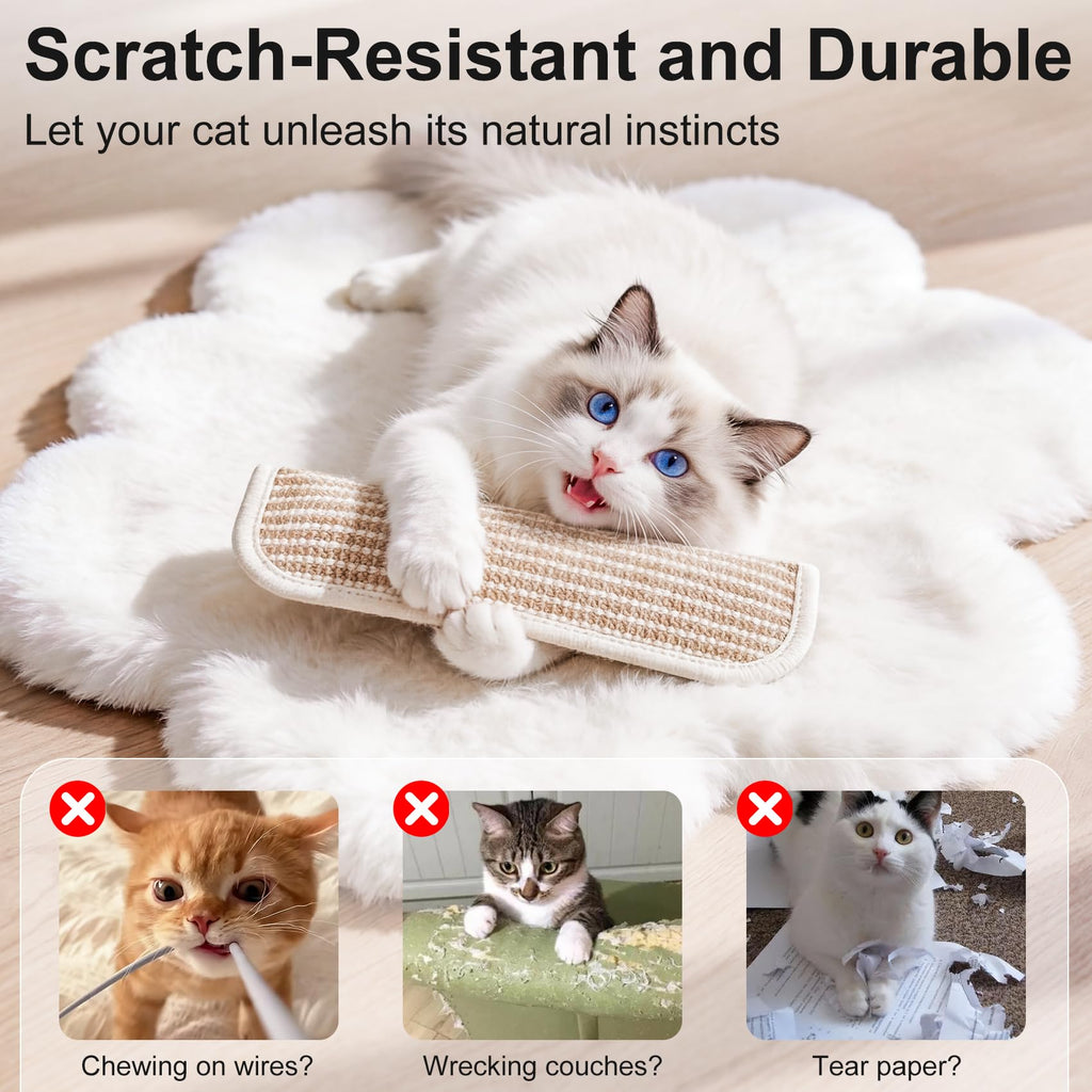 Petinstinct Cat Toys, 2 Pack Sisal Catnip Pillow Toys with 8000mg Catnip | Natural Sisal Interactive Cat Kicker Toys with Organic Catnip, Scratching Teeth Cleaning Chew Toys for Indoor Cats, Cat Gift
